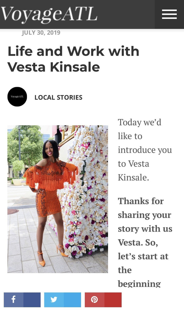 Get To Know The Owner Of VEV COLLECTIONS Vesta Kinsale | VÉV COLLECTIONS