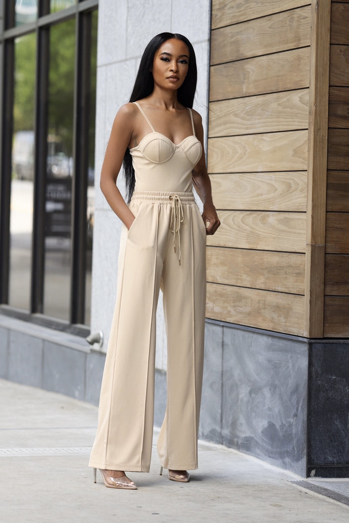 Beige Two Piece Set - VÉV COLLECTIONS