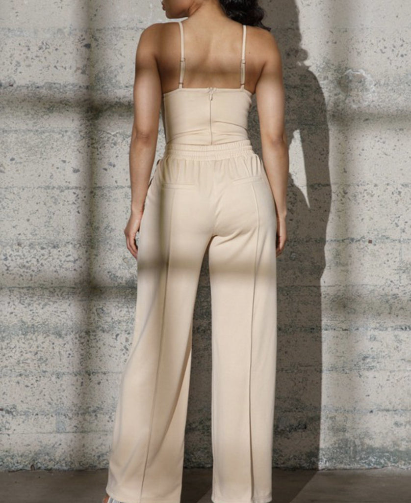 Beige Two Piece Set - VÉV COLLECTIONS
