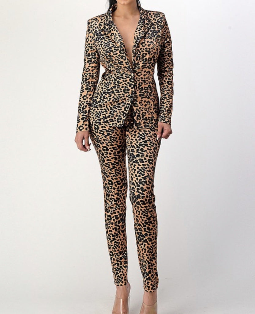 Bey’s Leopard Suit - VÉV COLLECTIONS