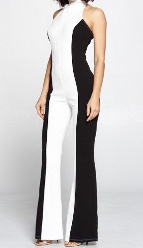 Black and White Jumpsuit - VÉV COLLECTIONS