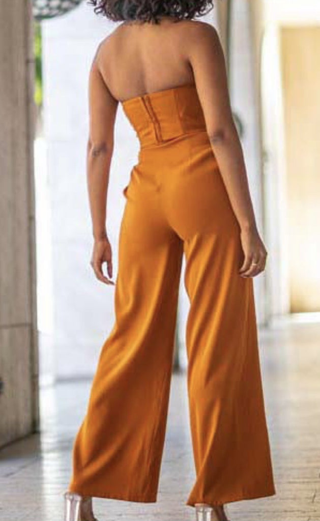 Camel Tube Jumpsuit - VÉV COLLECTIONS