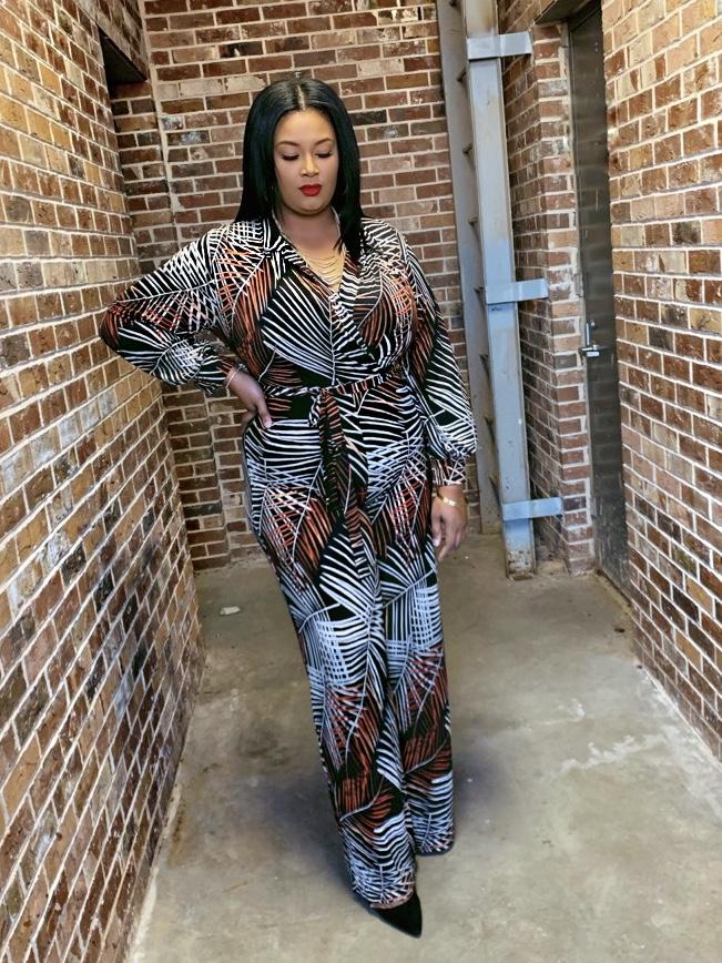 Plus Size Showstopper Jumpsuit - VÉV COLLECTIONS