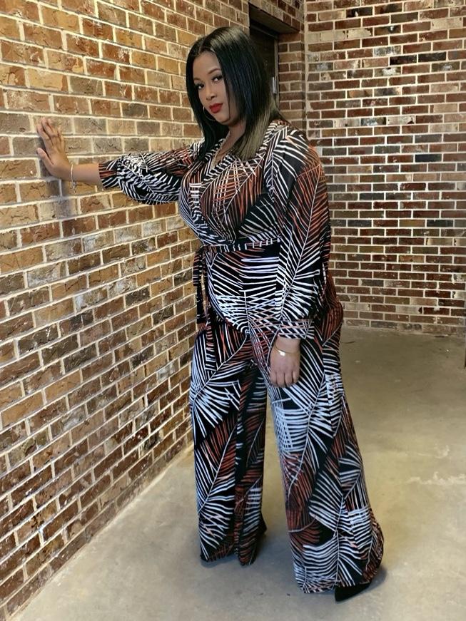 Plus Size Showstopper Jumpsuit - VÉV COLLECTIONS
